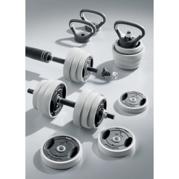 TOZO Adjustable Dumbbell Weight Set, Multi‑Function Home Gym Workout Equipment with Convertible Kettlebell & Barbell